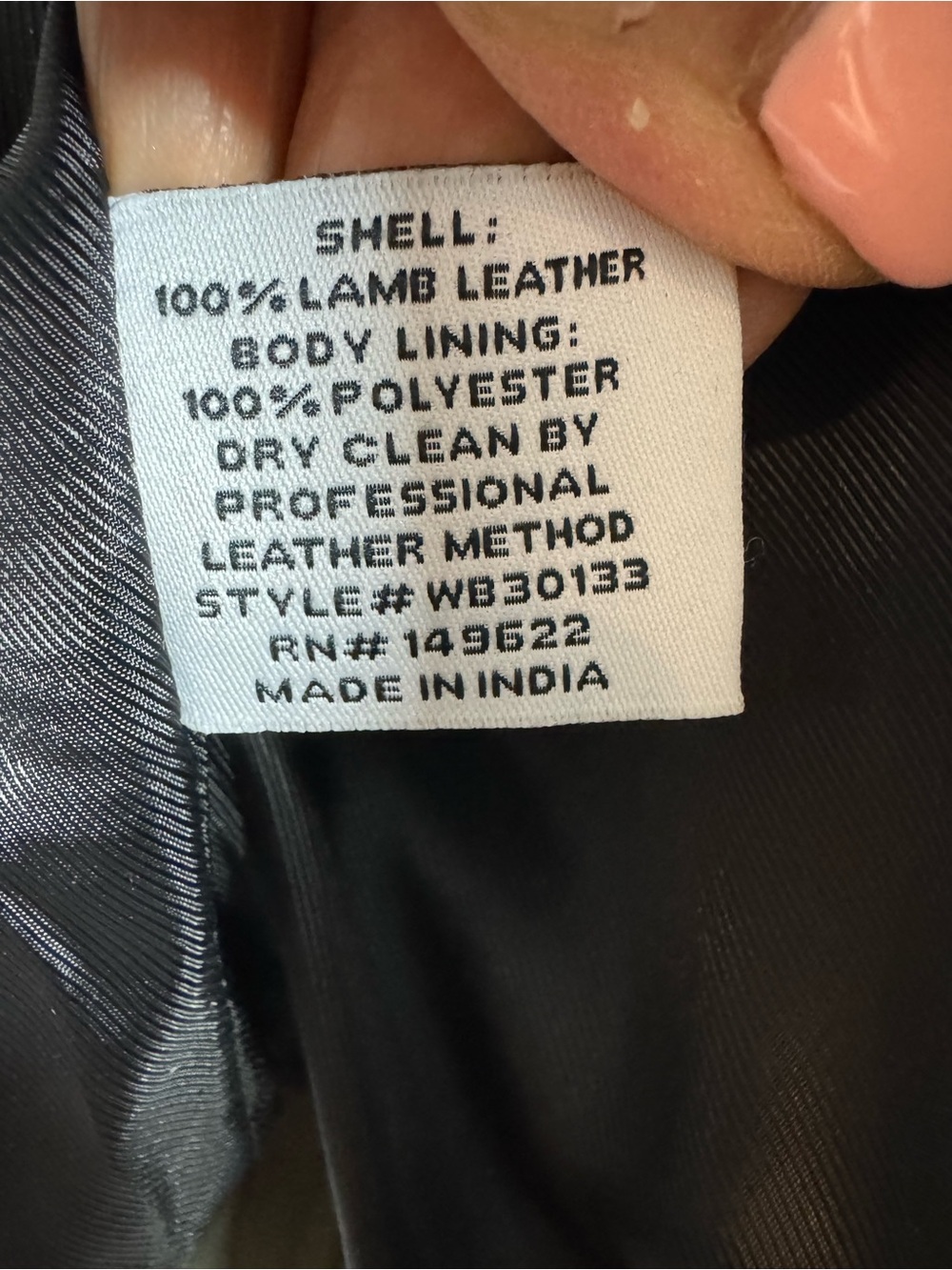 Walter Baker Olive Green Leather Moto Jacket XS - Picture 8 of 8